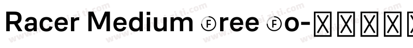 Racer Medium Free Fo字体转换